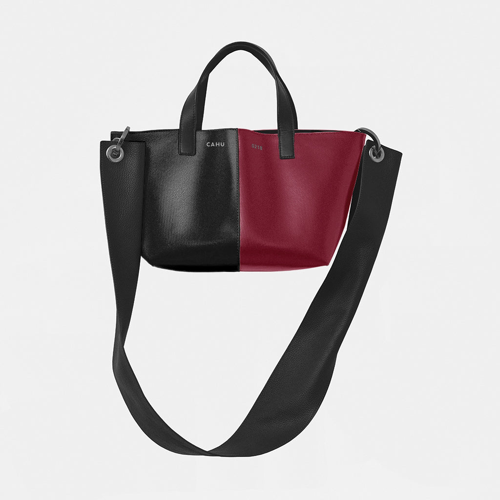 LE PRATIQUE XS BLACK/BURGUNDY