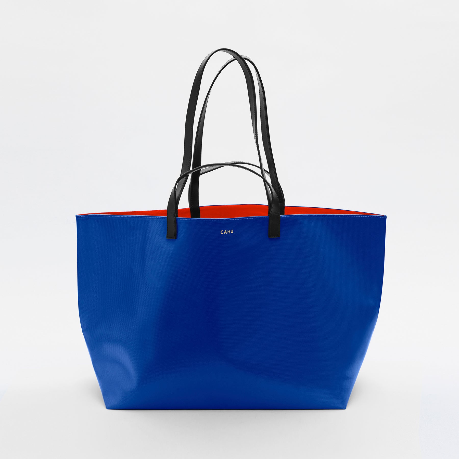 THE PRATIQUE DARK BLUE WITH ORANGE LINING