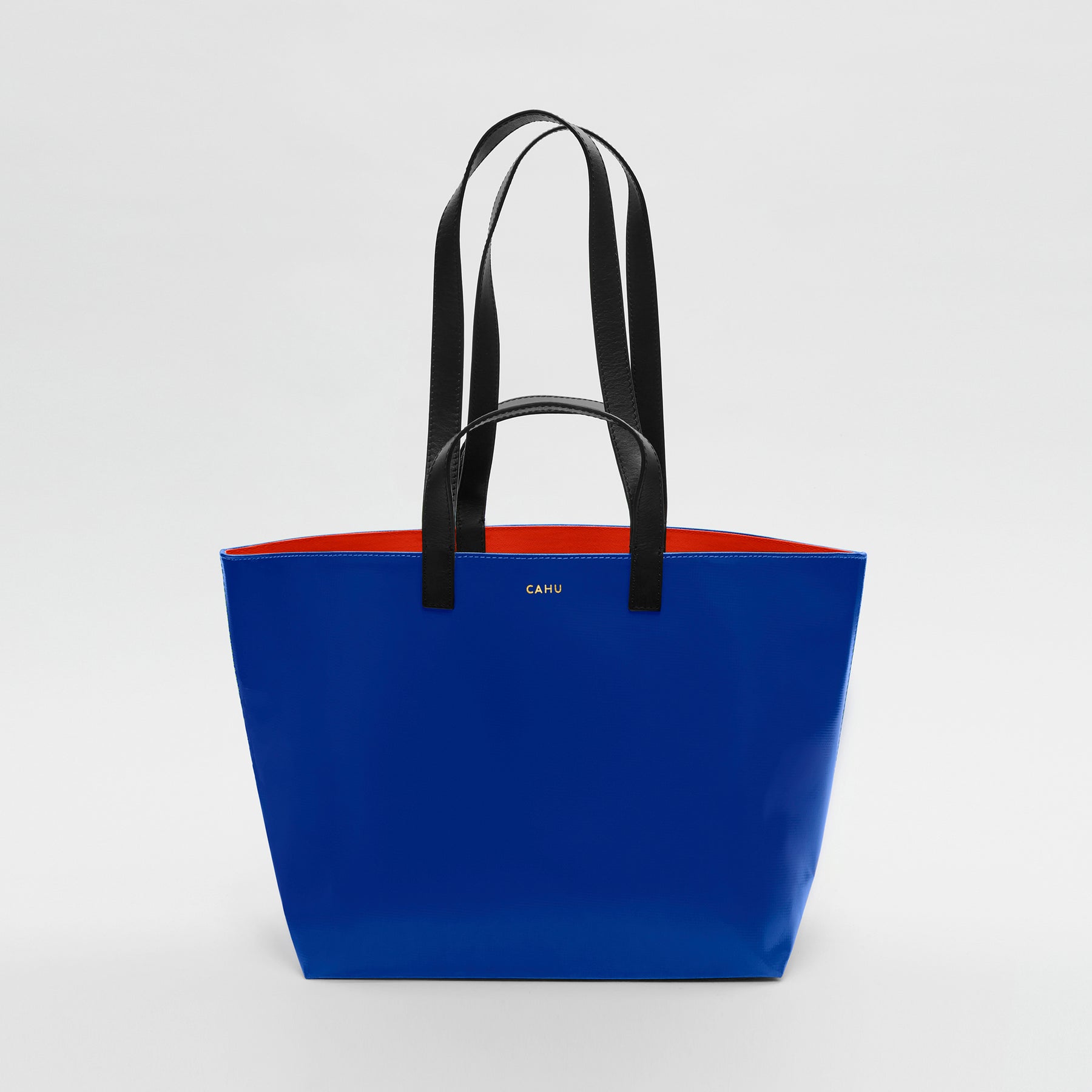 THE PRATIQUE DARK BLUE WITH ORANGE LINING