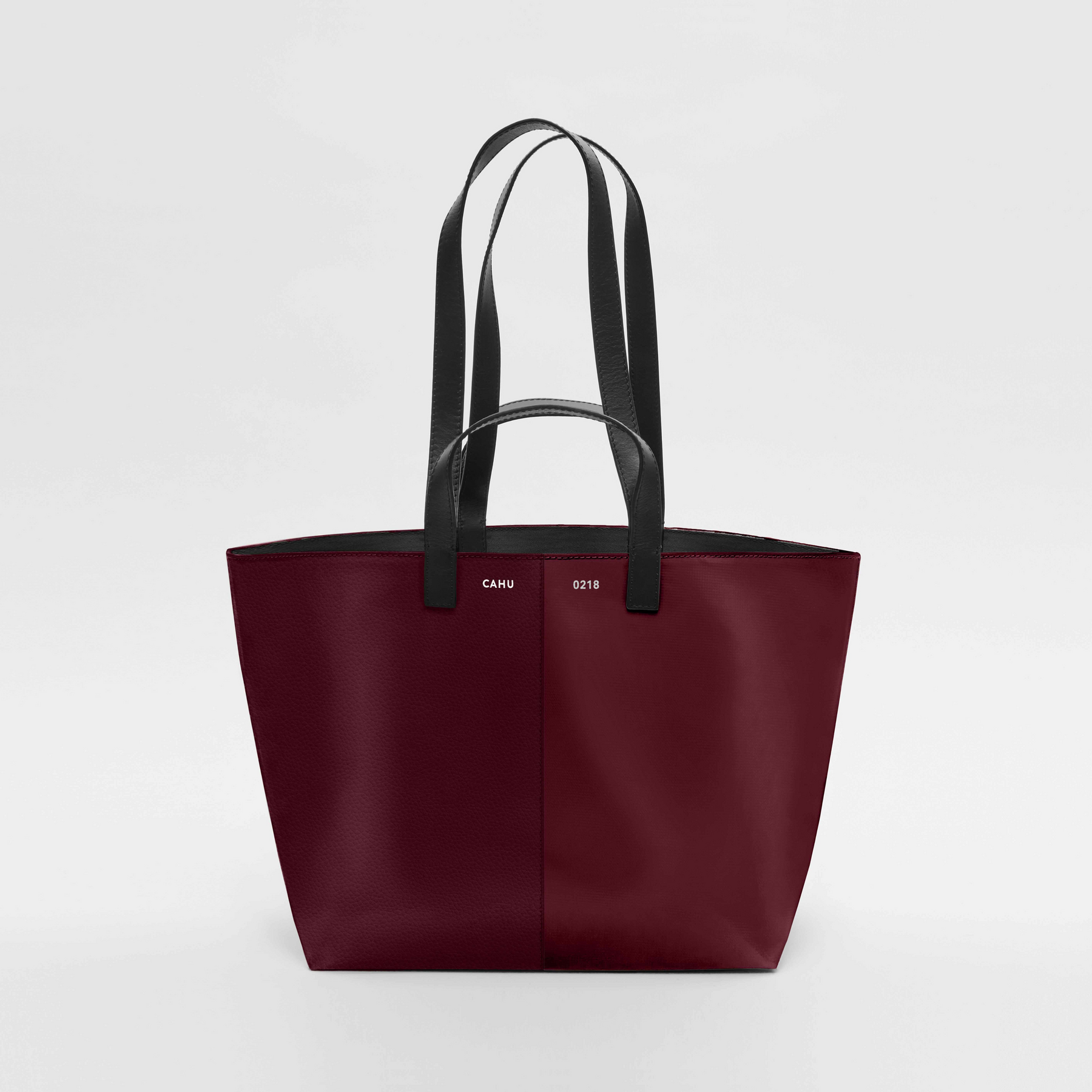 LE PRATIQUE CUIR-PVC BURGUNDY/BURGUNDY