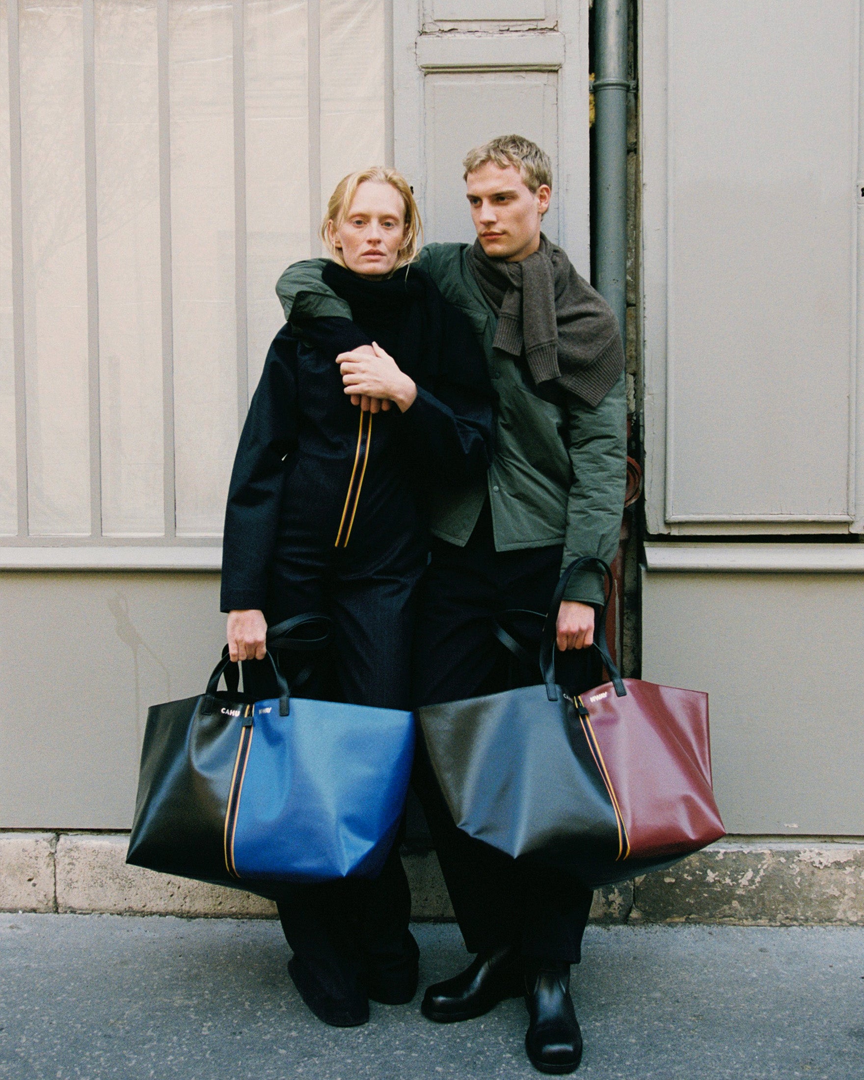 LE PRATIQUE BIGOÛT L | K-WAY x CAHU | Sac Cabas En Toile PVC
